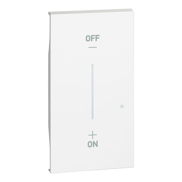 Bticino - LNOW WN - Toets dimmer 2 mod witte kleur - KW33M2-E⚡shock