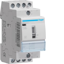 Hager - Contactor manuele bediening - 4x25A - 230V - 2NO+2NG - ERC427-E⚡shock