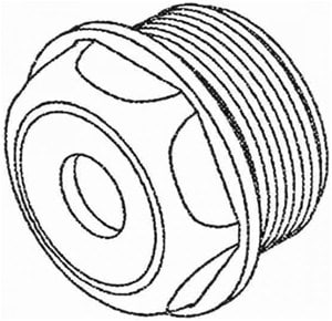 KLEINHUIS - PLYAMIDE WURGNIPPEL METRISCH - 485M12-E⚡shock