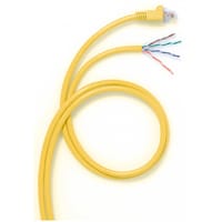 Legrand - Aansluitsnoer RJ45 Cat. 6A S/FTP geel LSOH 15 m - 051787-E⚡shock