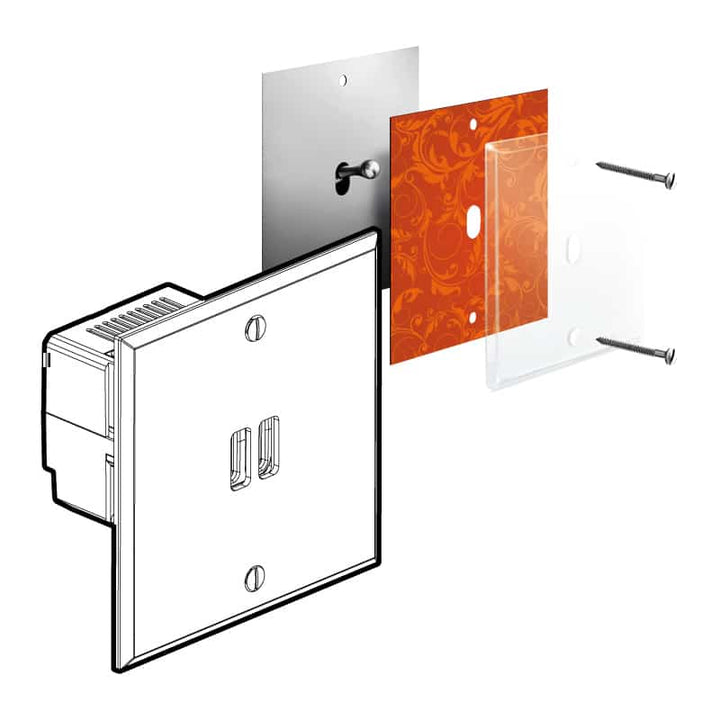 Legrand - ART dubbele oplader USB mémoire Kristal - AR67022-E⚡shock