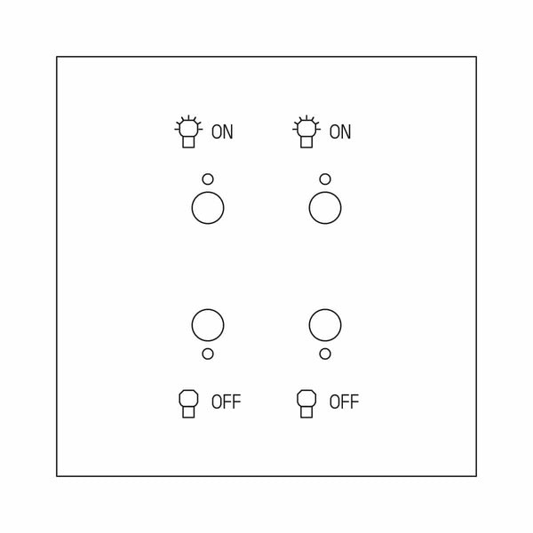 Legrand - ART MH dubbele lichtbediening on/off épure Gespiegeld goud - AR67782-E⚡shock