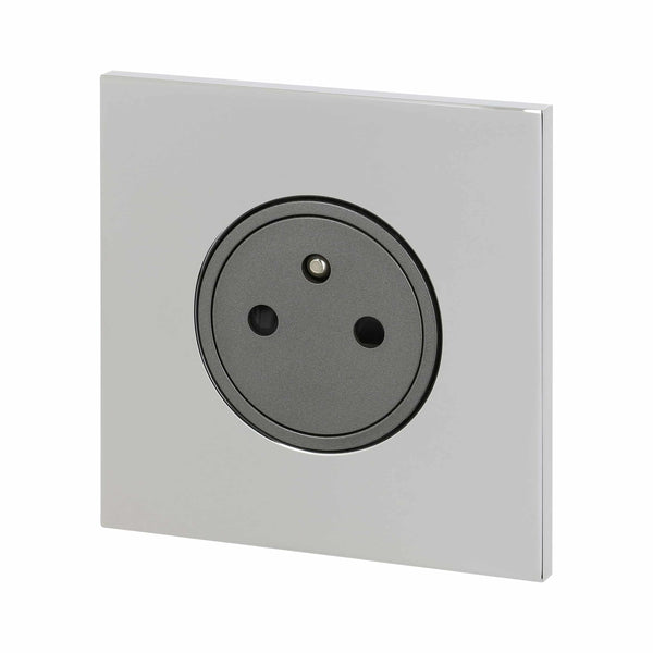 Legrand - ART Stopcontact 2P+A vlak 16A - épure Gespiegeld staal - AR67631-E⚡shock