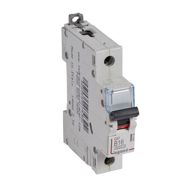 legrand - Autom. DX³ 6000A/10kA 1P B16 230/400V - 1 module - 407432-E⚡shock