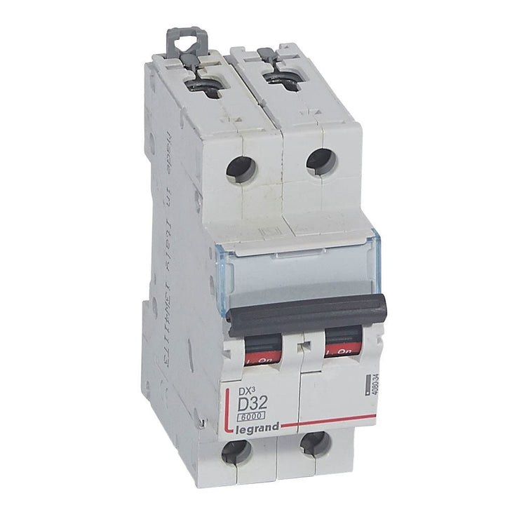 legrand - Autom. DX³ 6000A/10kA 2P D32 400V 2 modules - 408034-E⚡shock