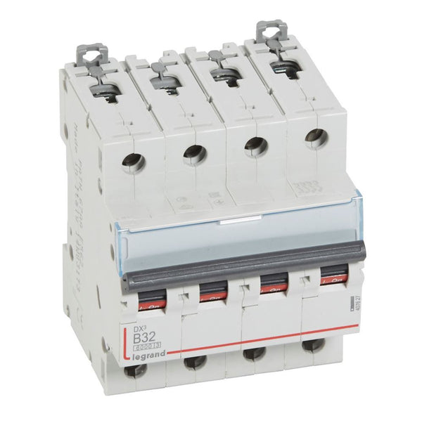 legrand - Autom. DX³ 6000A/10kA 4P B32 400V 4 modules - 407627-E⚡shock