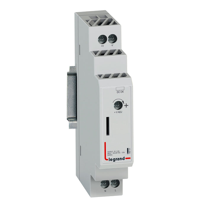 Legrand - Geschakelde voeding 5V - 15W enkelfasig - 2 modules - 146701-E⚡shock