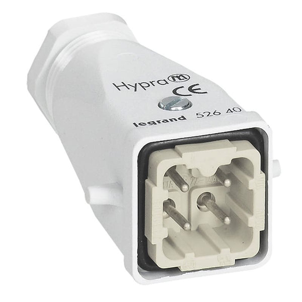 Legrand - Hypra connector man.mantel v.uitg. kunst. 400V 10A 4P+A - 052641-E⚡shock