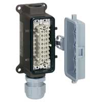 Legrand - Hypra connector vr.opb.sokkel metaal - 500 V - 16 A - 10 P+A - 053161-E⚡shock