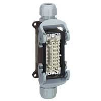 Legrand - Hypra connector vr.opb.sokkel metaal - 500 V - 16 A - 24 P+A - 053173-E⚡shock