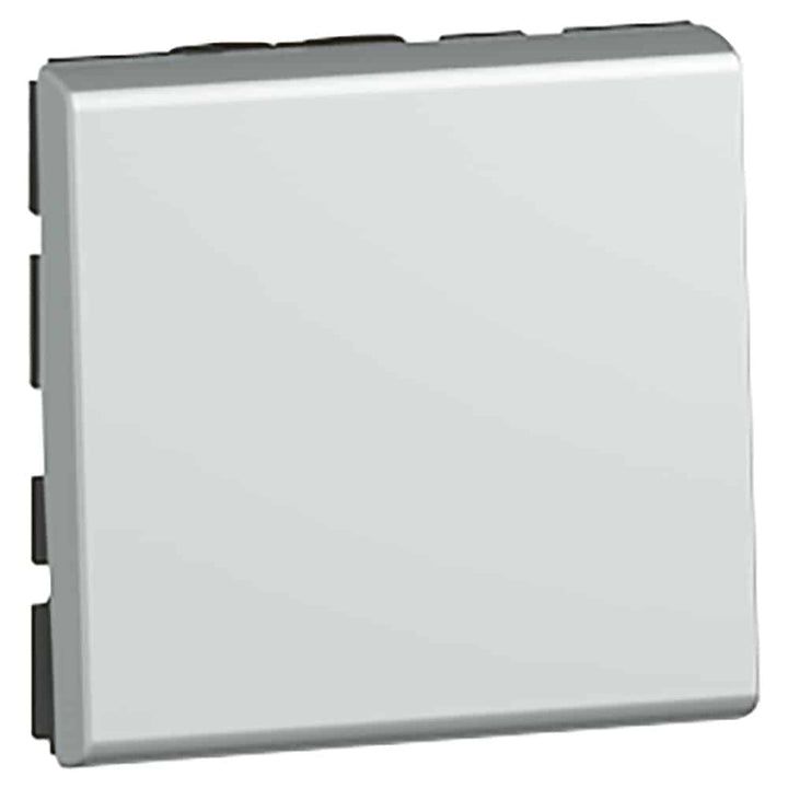 Legrand - Mosaic kruisschakelaar 10A - 250V - 2 modules - Alu - 079221-E⚡shock