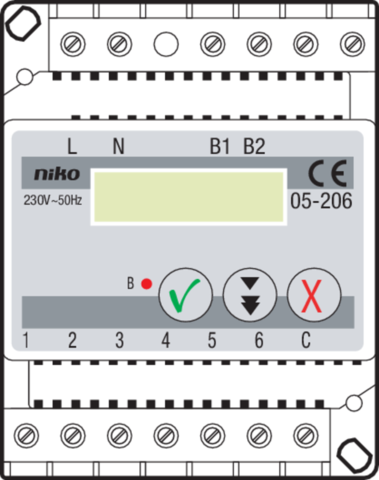 niko - MODULAIRE BINAIRE INGANG - 05-206-E⚡shock