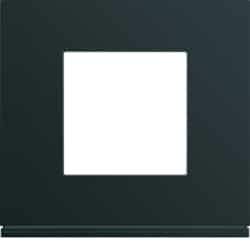 Hager - Afdekplaat gallery enkelvoudig zwart - WXP0202-E⚡shock