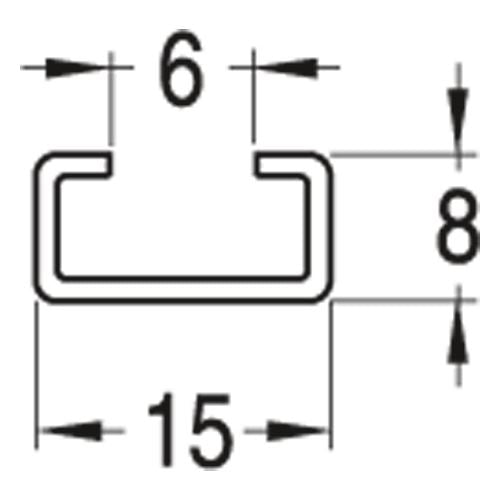 vynckier - C-PROFIEL L=3M - 890848-E⚡shock